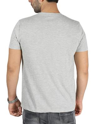 grey cotton t-shirt - 15024287 - Standard Image - 3