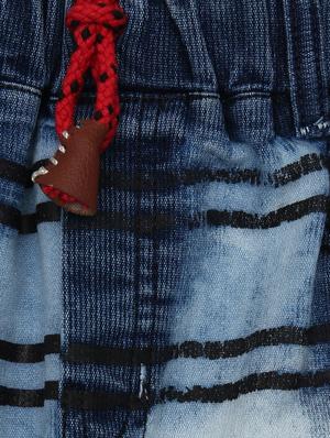 blue denim three-fourth - 15024357 - Standard Image - 3