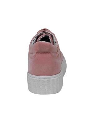 pink canvas laceup sneakers - 15024443 - Standard Image - 3