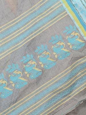 BENGAL COTTON HANDLOOM SAREE - 15025056 - Standard Image - 3