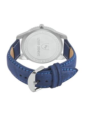 LOUIS GENEVE Black Dial Watch For Men - LG-MW-51-BLUE-203 - 15025594 - Standard Image - 3