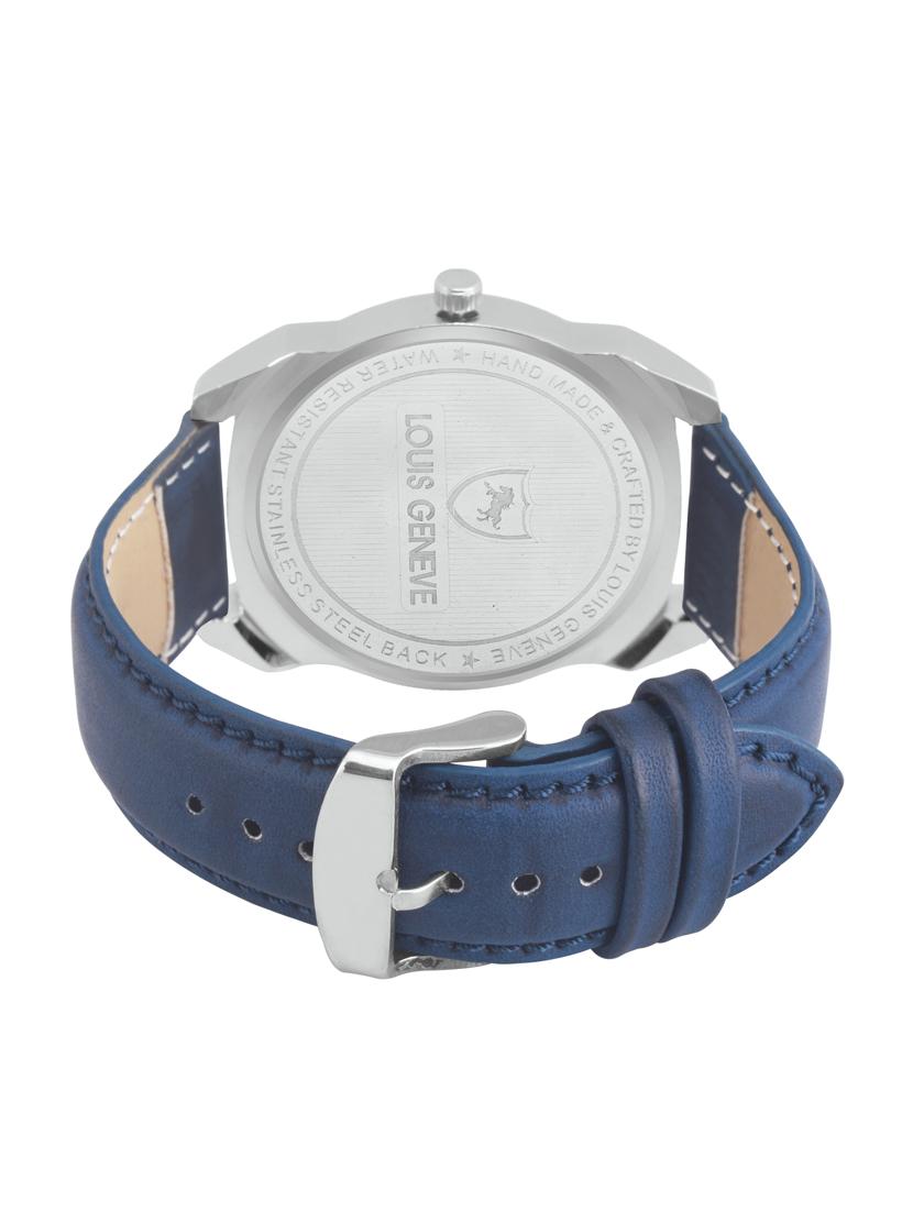 LOUIS GENEVE Black Dial Watch For Men - LG-MW-GBLUE-208 - 15025599 - Zoom Image - 3