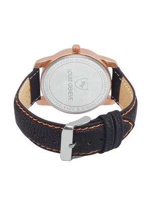 LOUIS GENEVE Black Dial Watch For Men - LG-MW-CBLACK-209 - 15025600 - Standard Image - 3