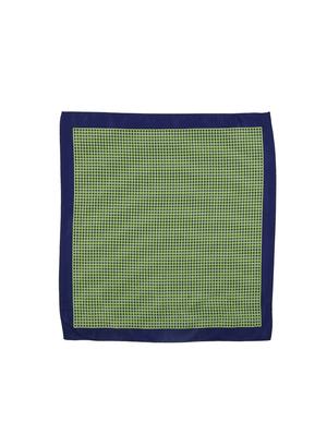 green polyester pocketsquare - 15026008 - Standard Image - 3