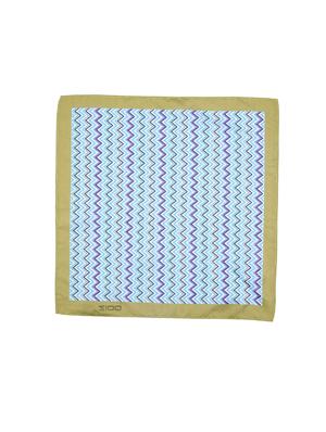 blue polyester pocketsquare - 15026018 - Standard Image - 3