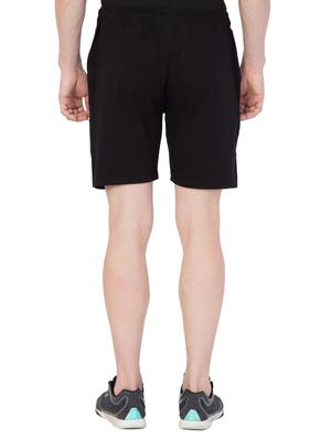 black cotton shorts - 15026211 - Standard Image - 3