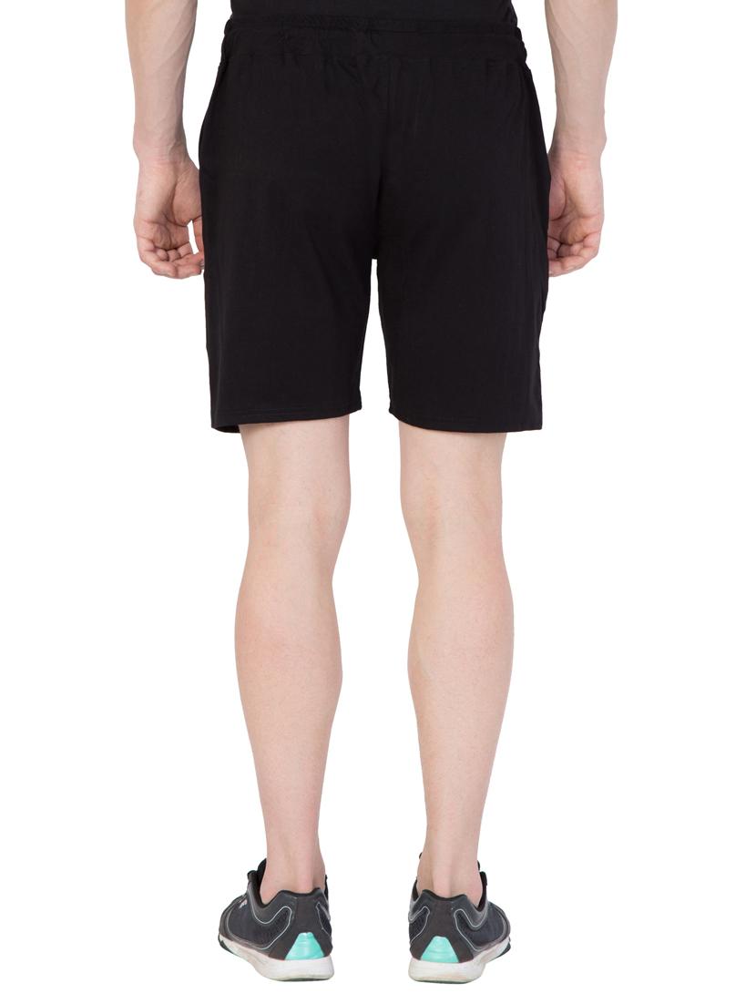 black cotton shorts - 15026211 - Zoom Image - 3