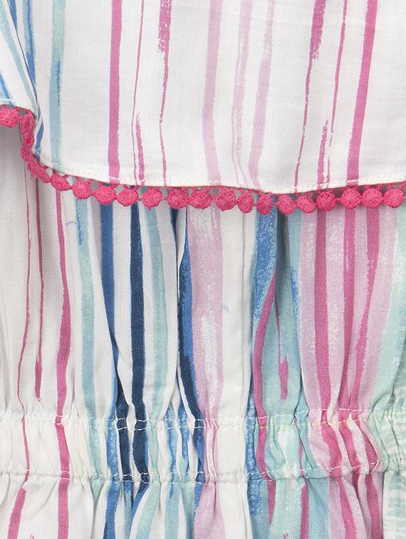 multi colored rayon playsuit - 15026264 - Zoom Image - 3