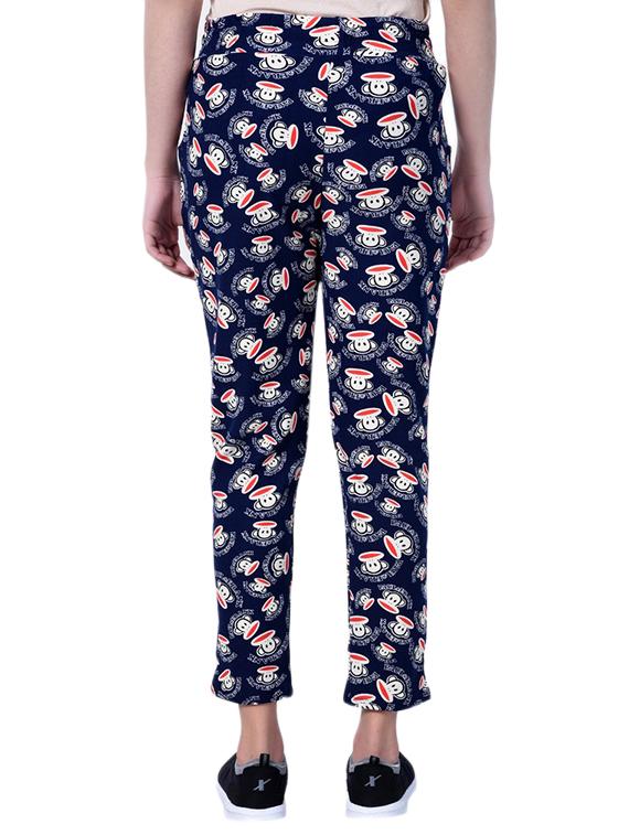 blue printed cotton pajama - 15026450 - Zoom Image - 3
