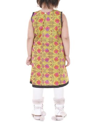 orange cotton kurti - 15027930 - Standard Image - 3