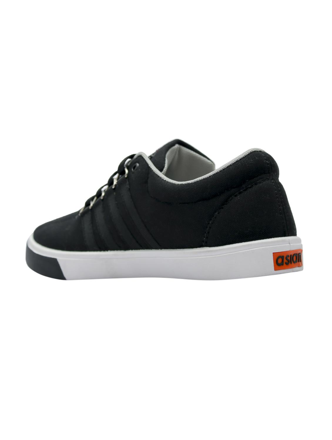 black canvas lace up sneaker - 15028155 - Zoom Image - 3