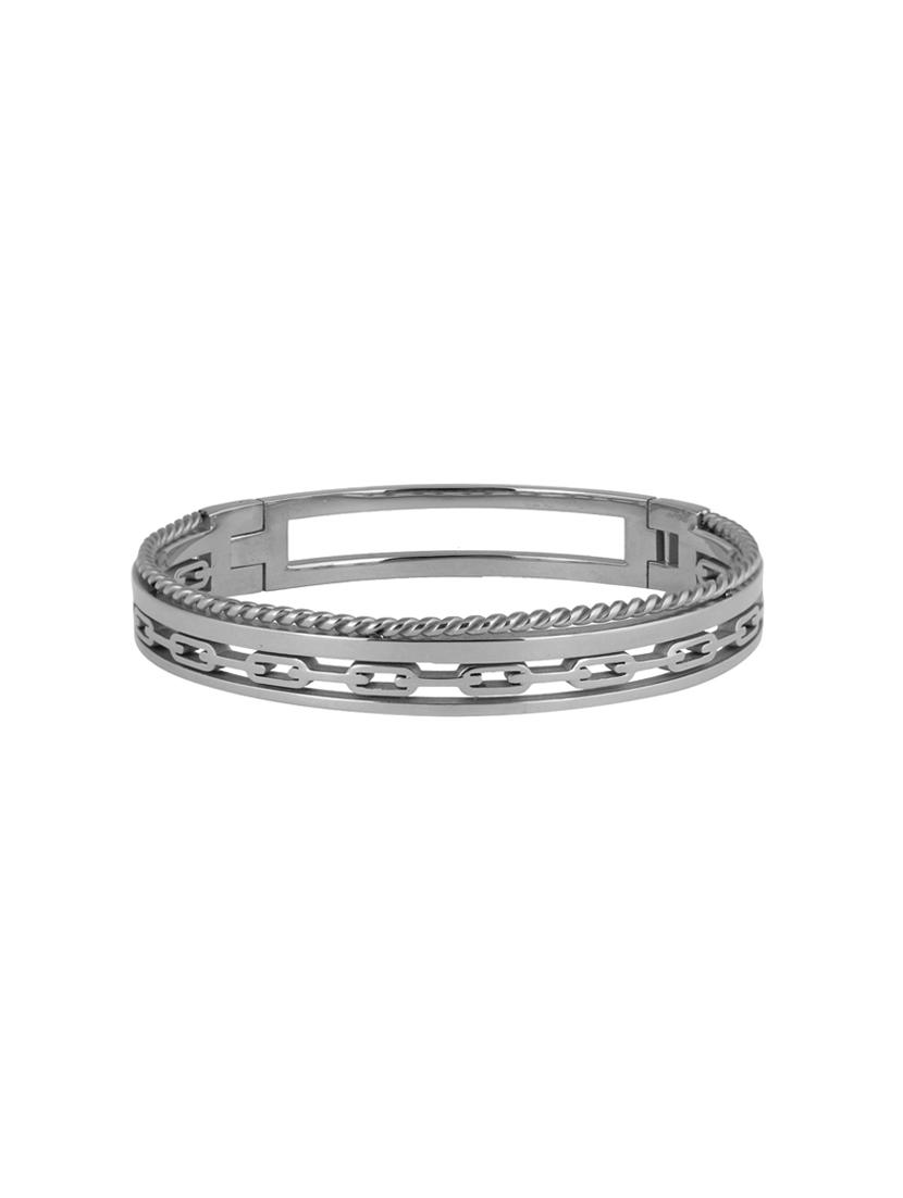 silver metal bracelet - 15028311 - Zoom Image - 3