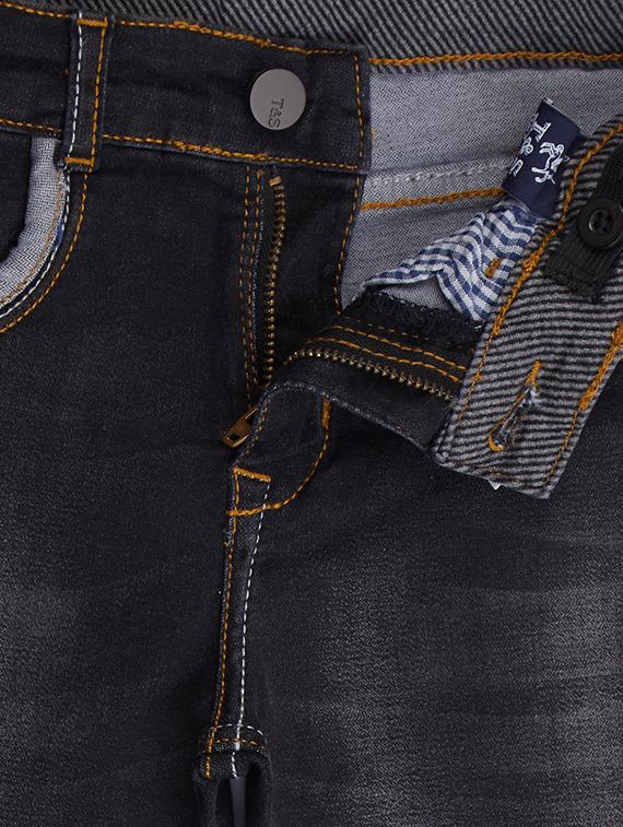 black denim washed jeans - 15029398 - Zoom Image - 3