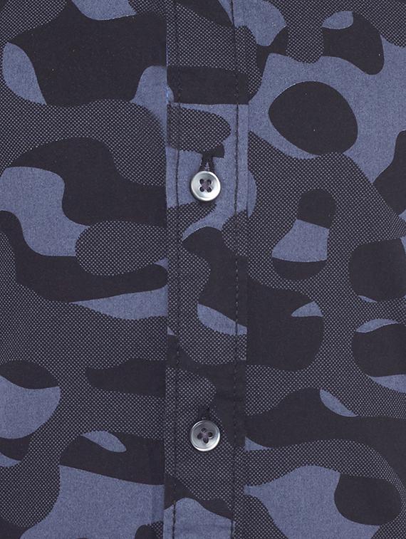 grey cotton shirt - 15029717 - Zoom Image - 3