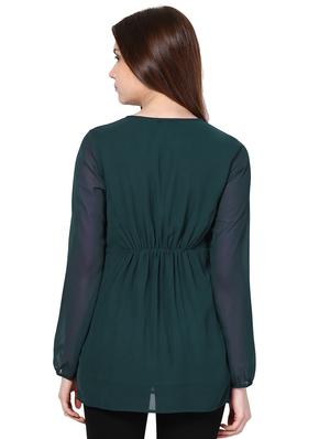 keyhole front a-line top - 15029770 - Standard Image - 3