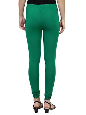 green solid leggings - 15030604 - Standard Image - 3