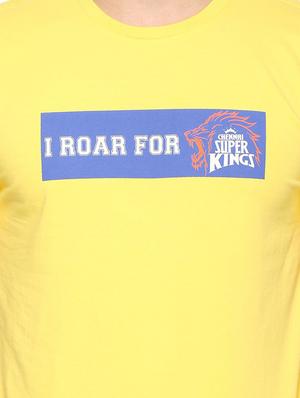 yellow cotton blend back print tshirt - 15030850 - Standard Image - 3