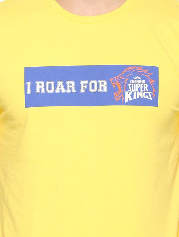 yellow cotton blend back print tshirt - 15030850 - Zoom Image - 3