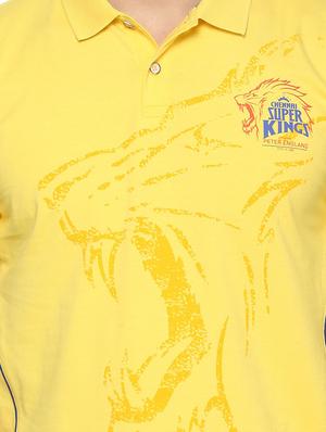 yellow cotton blend front print tshirt - 15030852 - Standard Image - 3