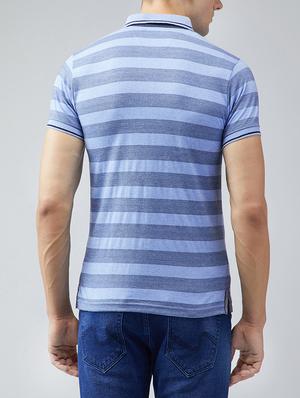 blue cotton striped t-shirt - 15030908 - Standard Image - 3