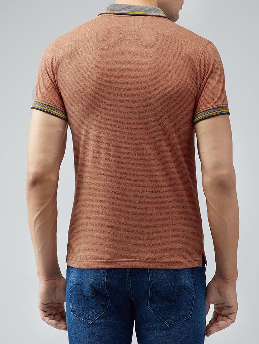 brown cotton pocket t-shirt - 15030917 - Zoom Image - 3