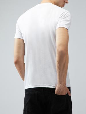 white cotton t-shirt - 15030951 - Standard Image - 3