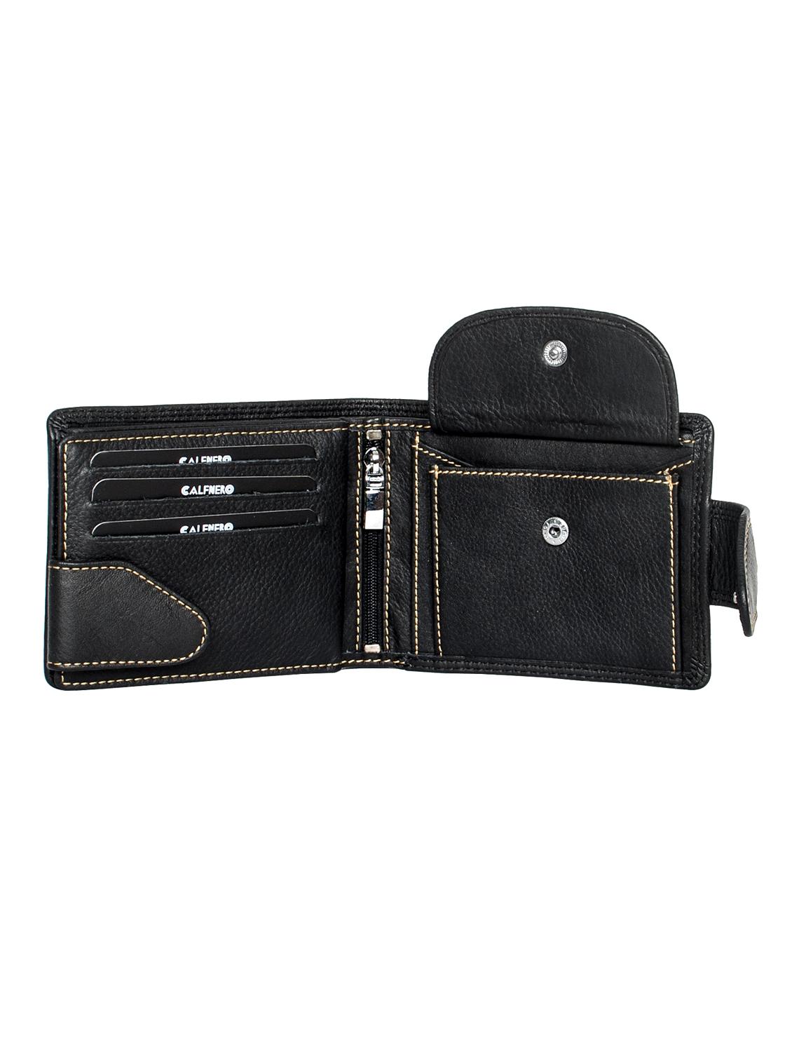 black leather wallet - 15031013 - Zoom Image - 3