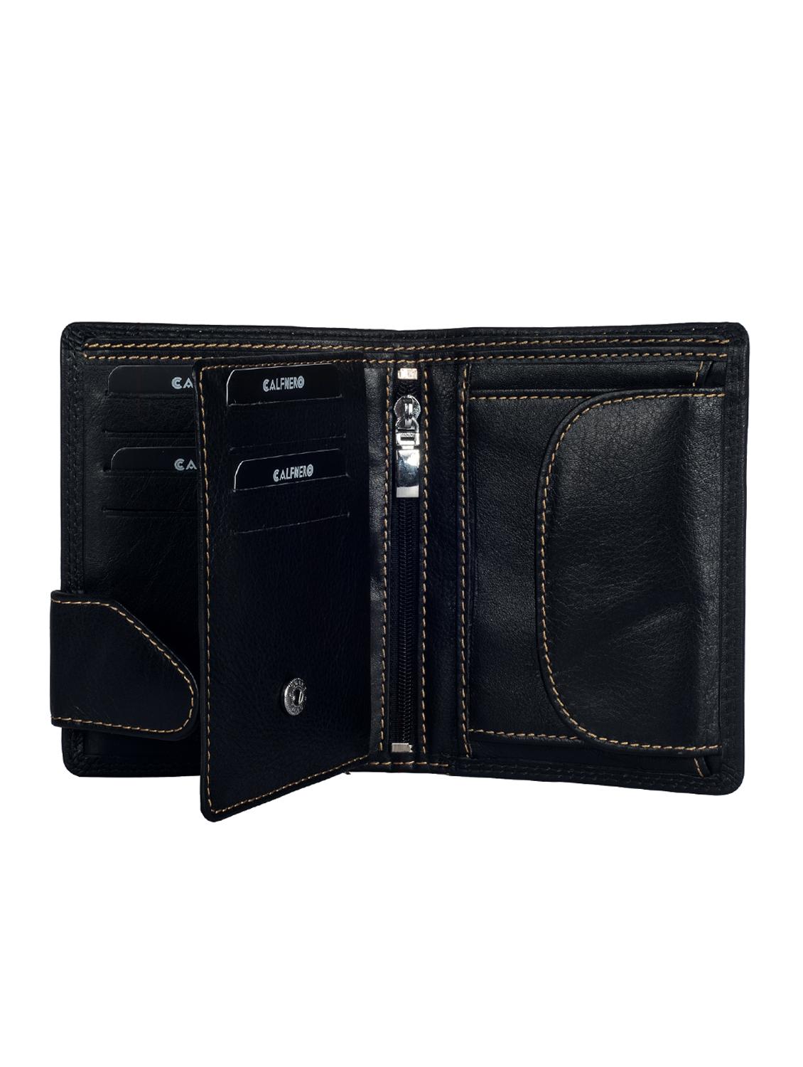 black leather wallet - 15031029 - Zoom Image - 3