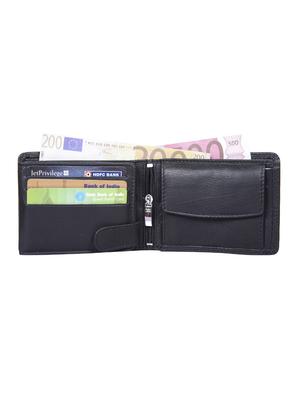 black leather wallet - 15031030 - Standard Image - 3
