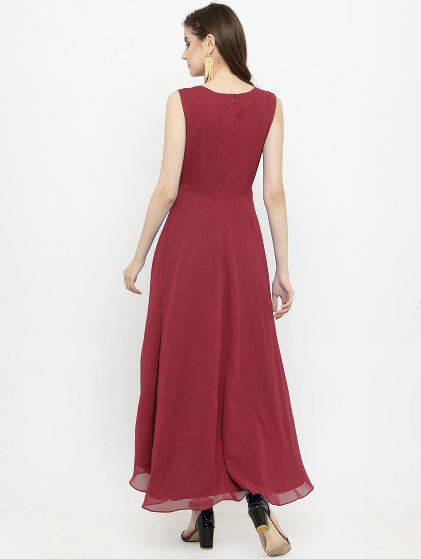 round neck asymmetric dress - 15031073 - Zoom Image - 3