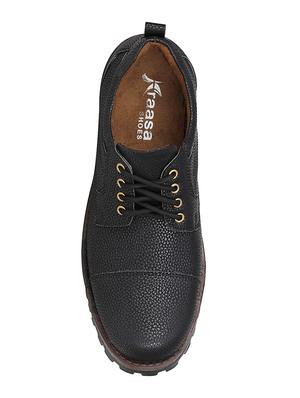 black faux leather derby - 15032229 - Standard Image - 3