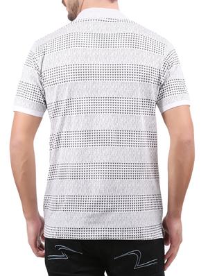 white cotton all over print tshirt - 15032426 - Standard Image - 3