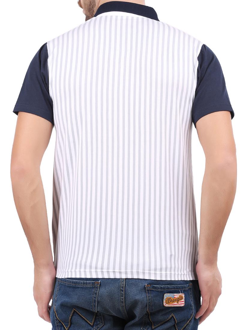 white cotton pocket t-shirt - 15032438 - Zoom Image - 3