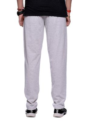white cotton full length track pant - 15032656 - Standard Image - 3