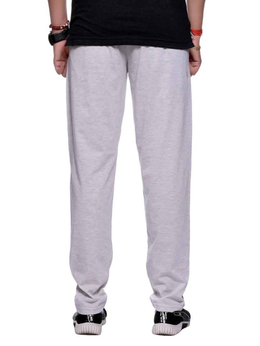 white cotton full length track pant - 15032656 - Zoom Image - 3