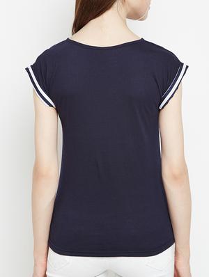 navy blue striped top - 15034194 - Standard Image - 3