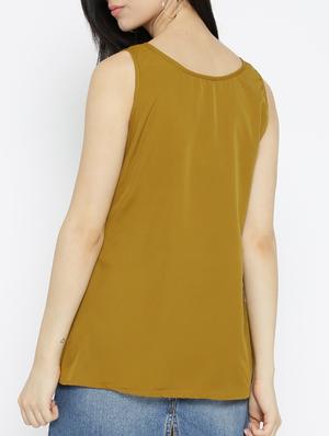 green solid a-line top - 15034252 - Standard Image - 3