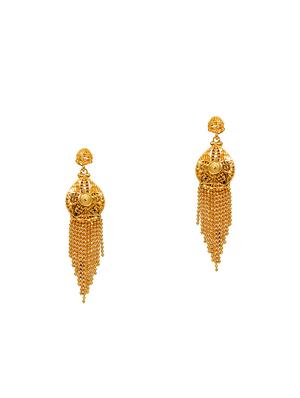 Gold Tone Necklace & Earrings Set - 15034424 - Standard Image - 3