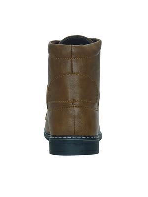 tan synthetic high ankle boots - 15036815 - Standard Image - 3