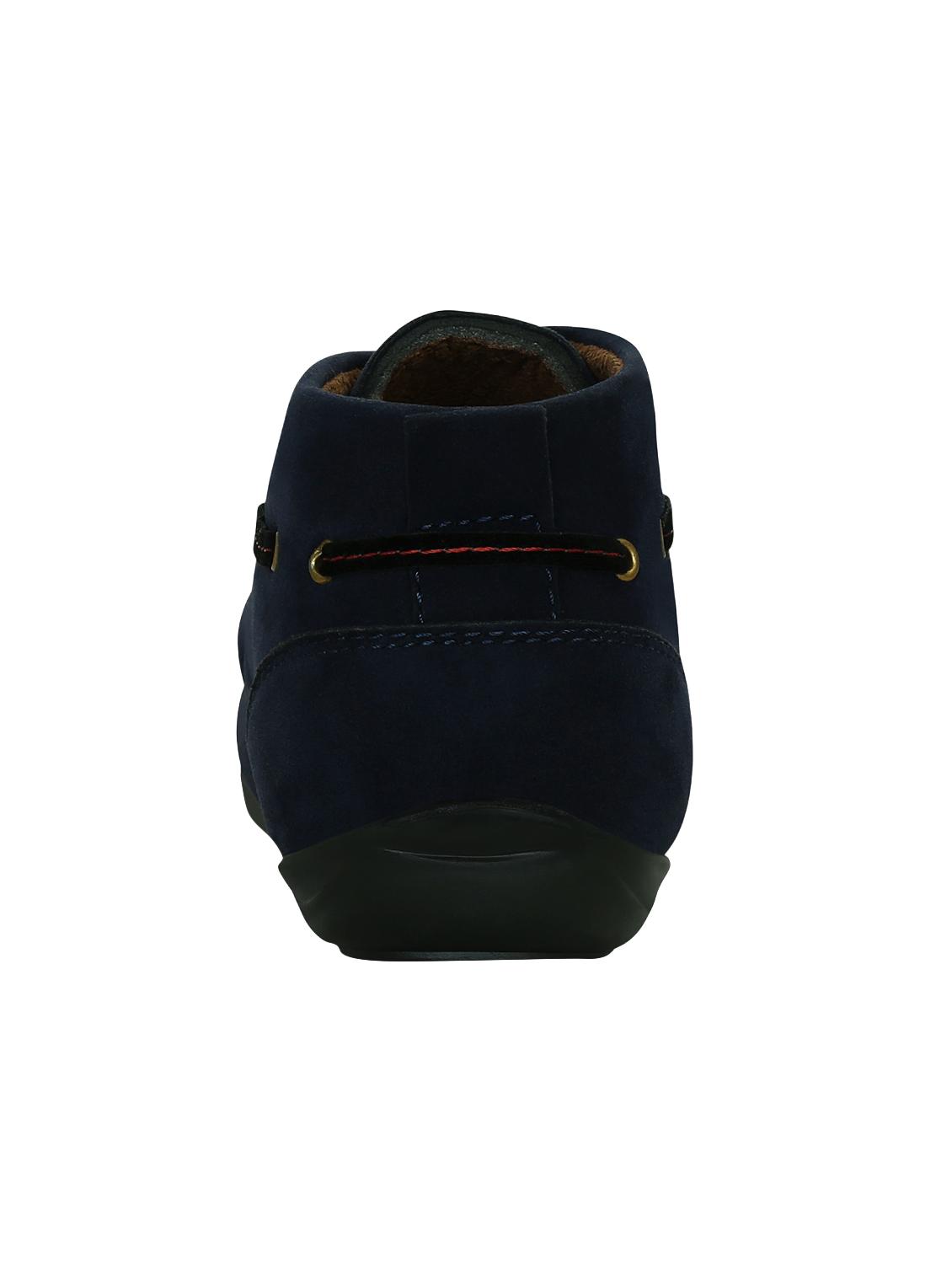 blue synthetic low ankle boots - 15036818 - Zoom Image - 3
