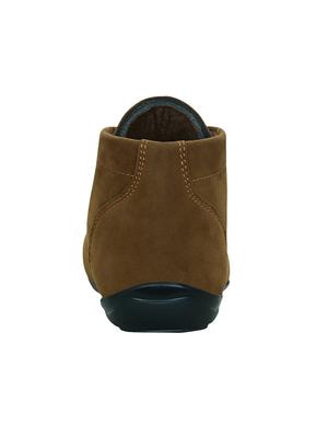 tan synthetic low ankle boots - 15036829 - Standard Image - 3