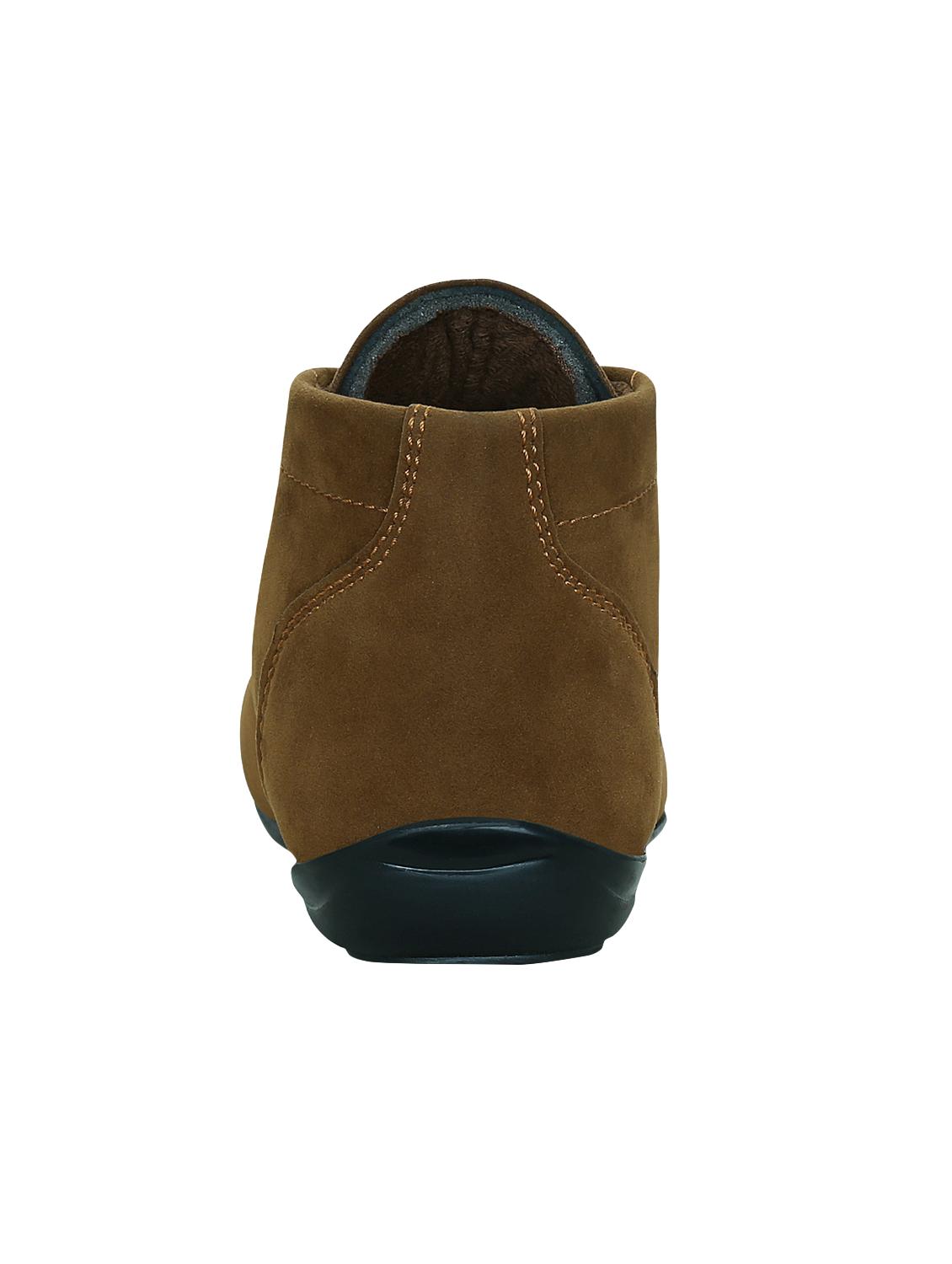 tan synthetic low ankle boots - 15036829 - Zoom Image - 3