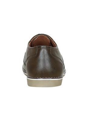 brown leatherette lace-up brouge - 15036852 - Standard Image - 3