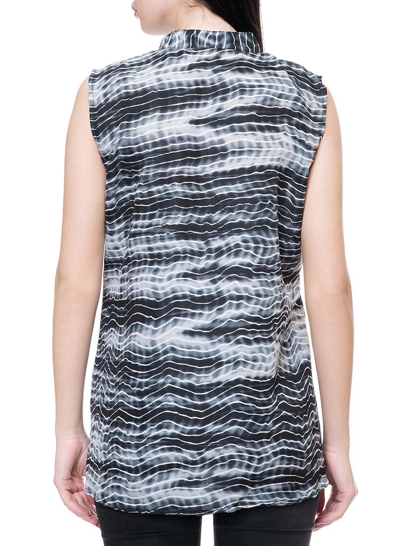 grey polyester regular top - 15036935 - Zoom Image - 3