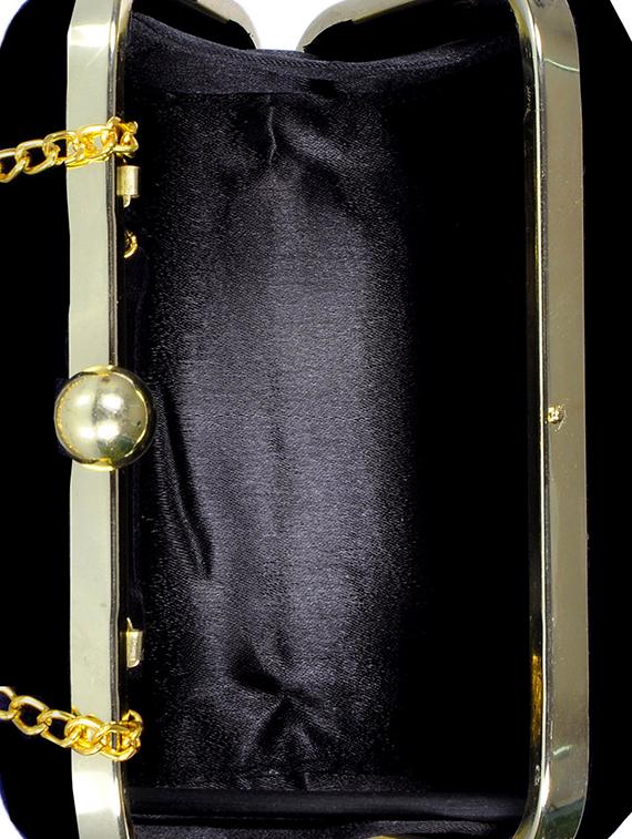 black velvet box clutch - 15037489 - Zoom Image - 3