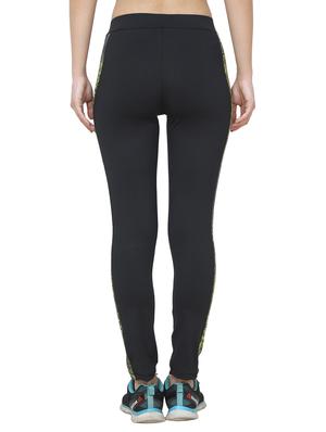 black lycra track pant - 15037536 - Standard Image - 3