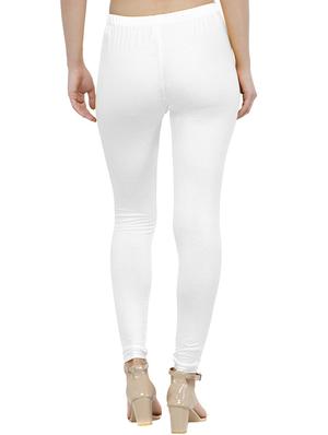 white solid leggings - 15039685 - Standard Image - 3