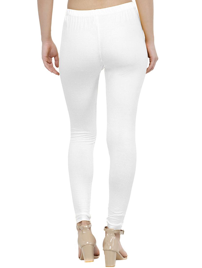 white solid leggings - 15039685 - Zoom Image - 3