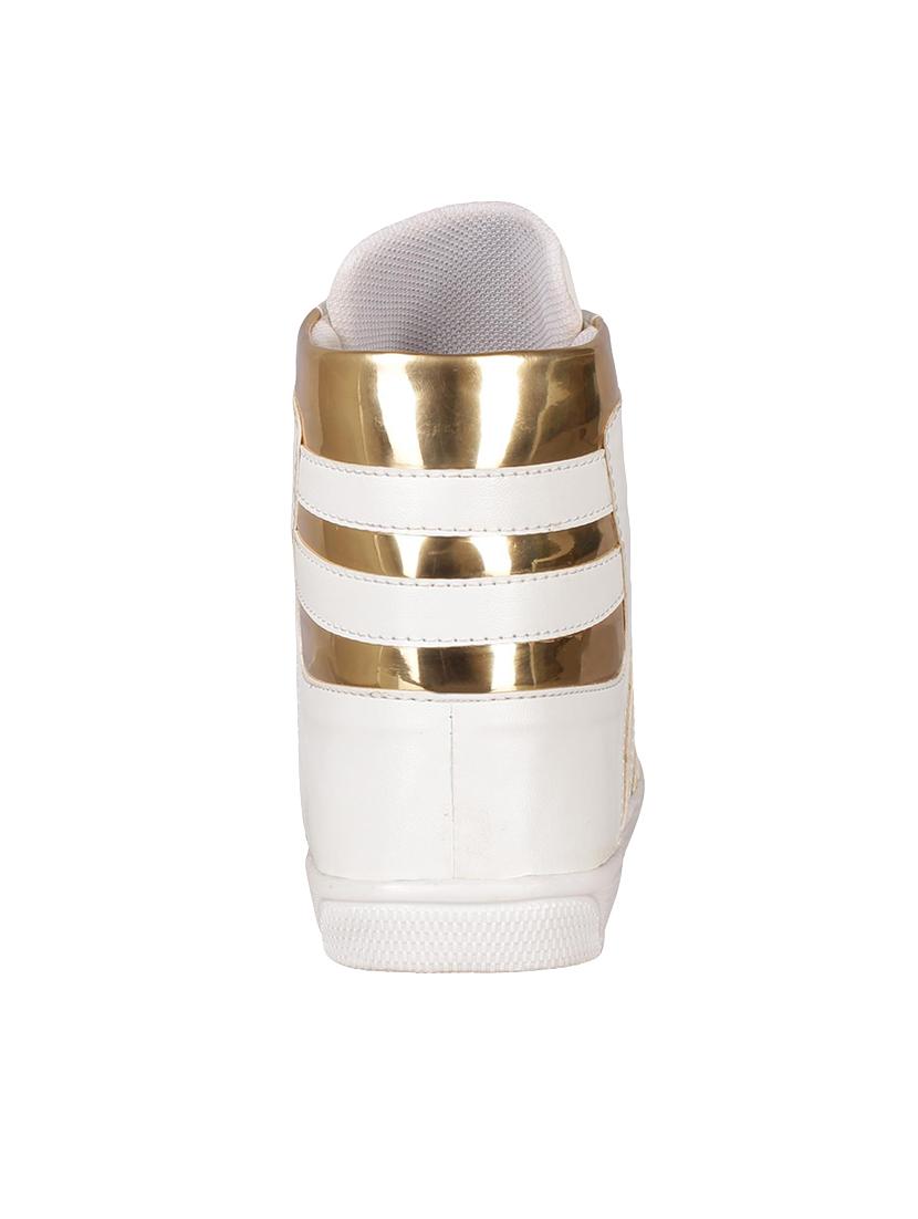 gold synthetic sneakers - 15040793 - Zoom Image - 3