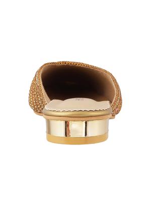 gold mules sandal - 15041082 - Standard Image - 3